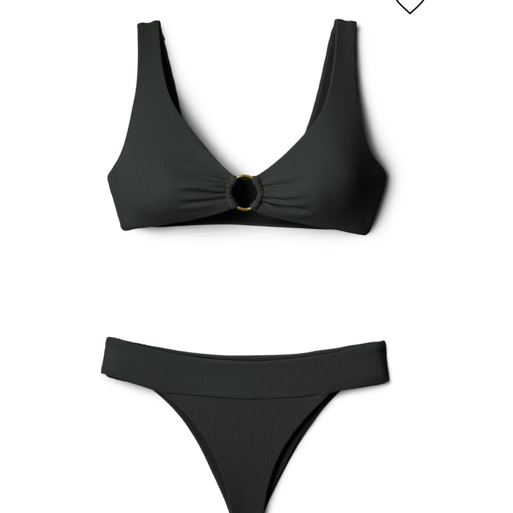 Black Summerful Bikini Top
